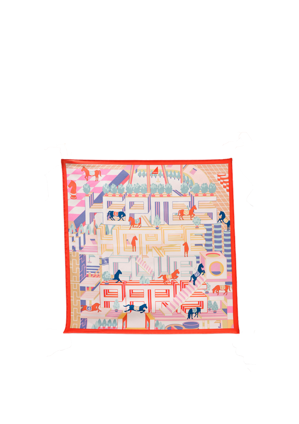 GAVROCHE HORSE CLUB SILK SCARF