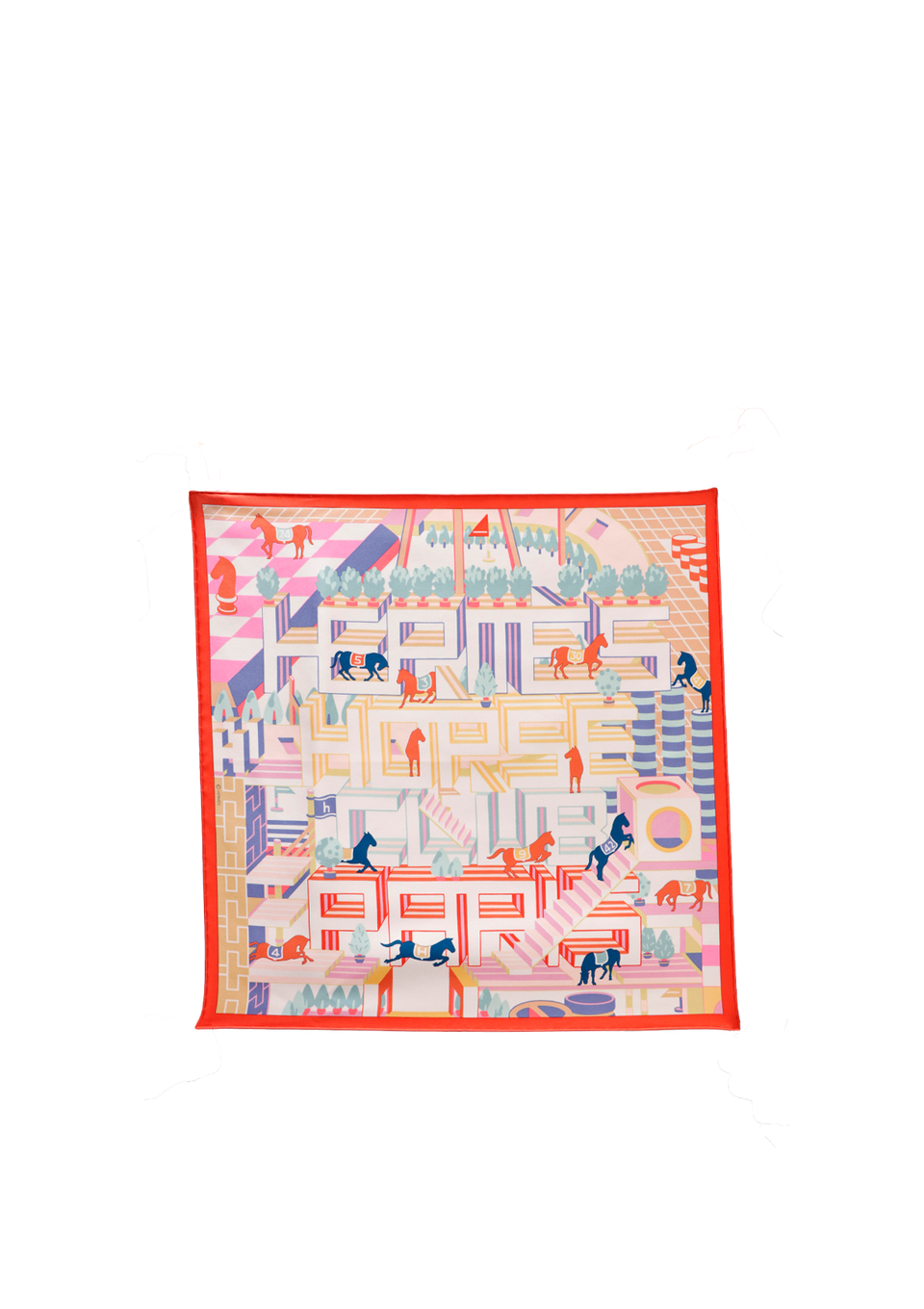 GAVROCHE HORSE CLUB SILK SCARF