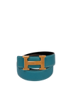 REVERSIBLE H BUCKLE BELT 80