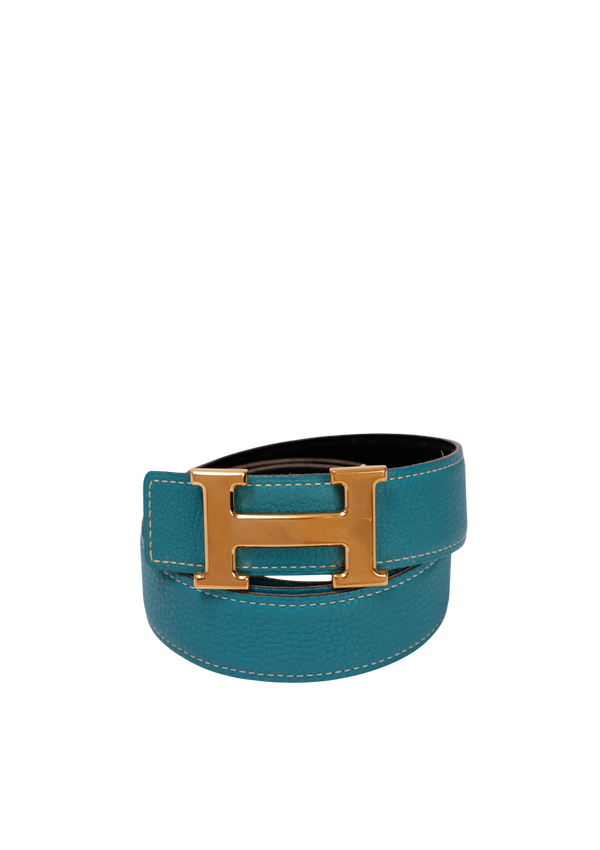 REVERSIBLE H BUCKLE BELT 80