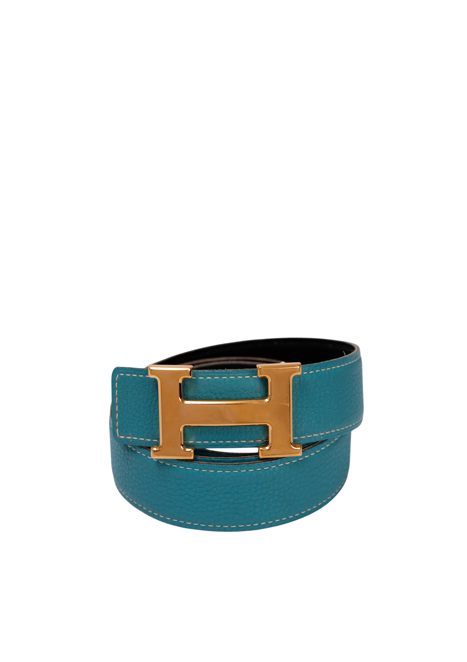 REVERSIBLE H BUCKLE BELT 80