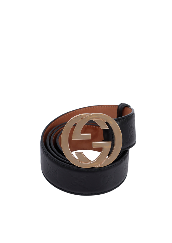 WEB INTERLOCKING G LOGO BELT 100