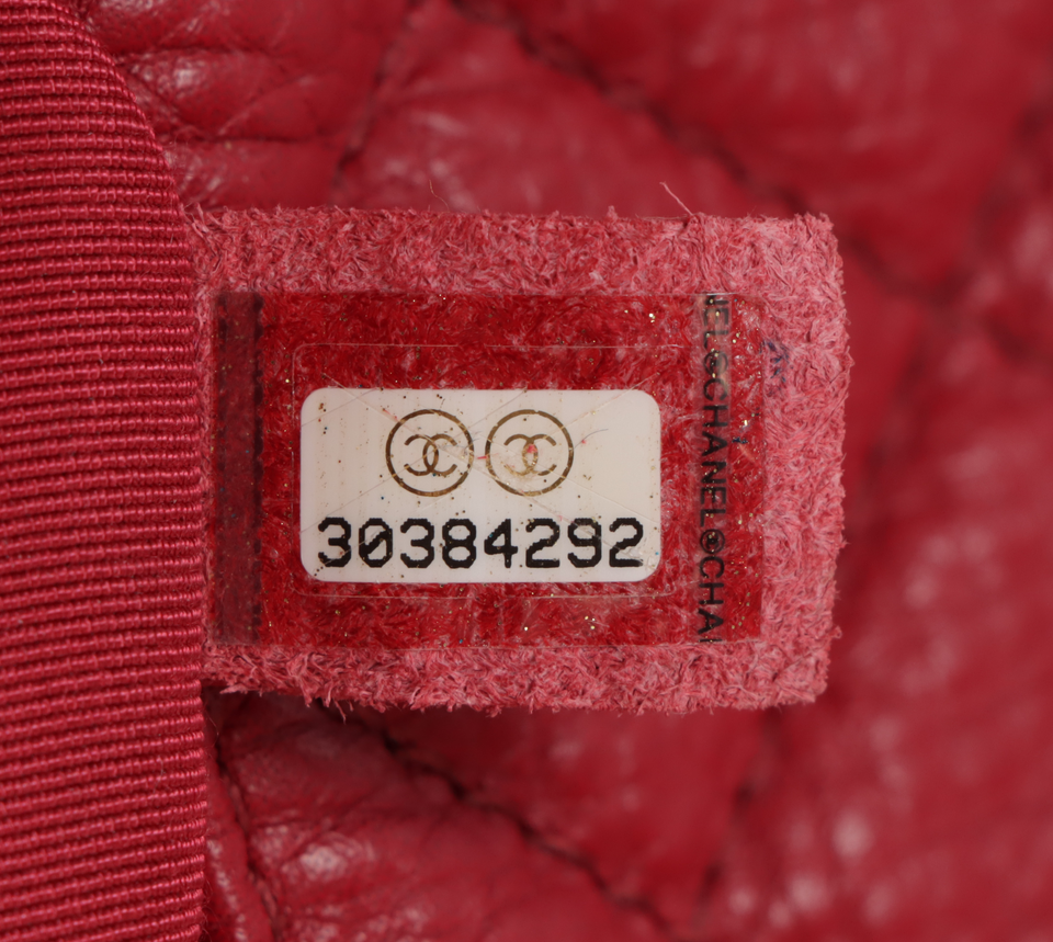 XXL TRAVEL CLASSIC SINGLE FLAP LAMBSKIN BAG