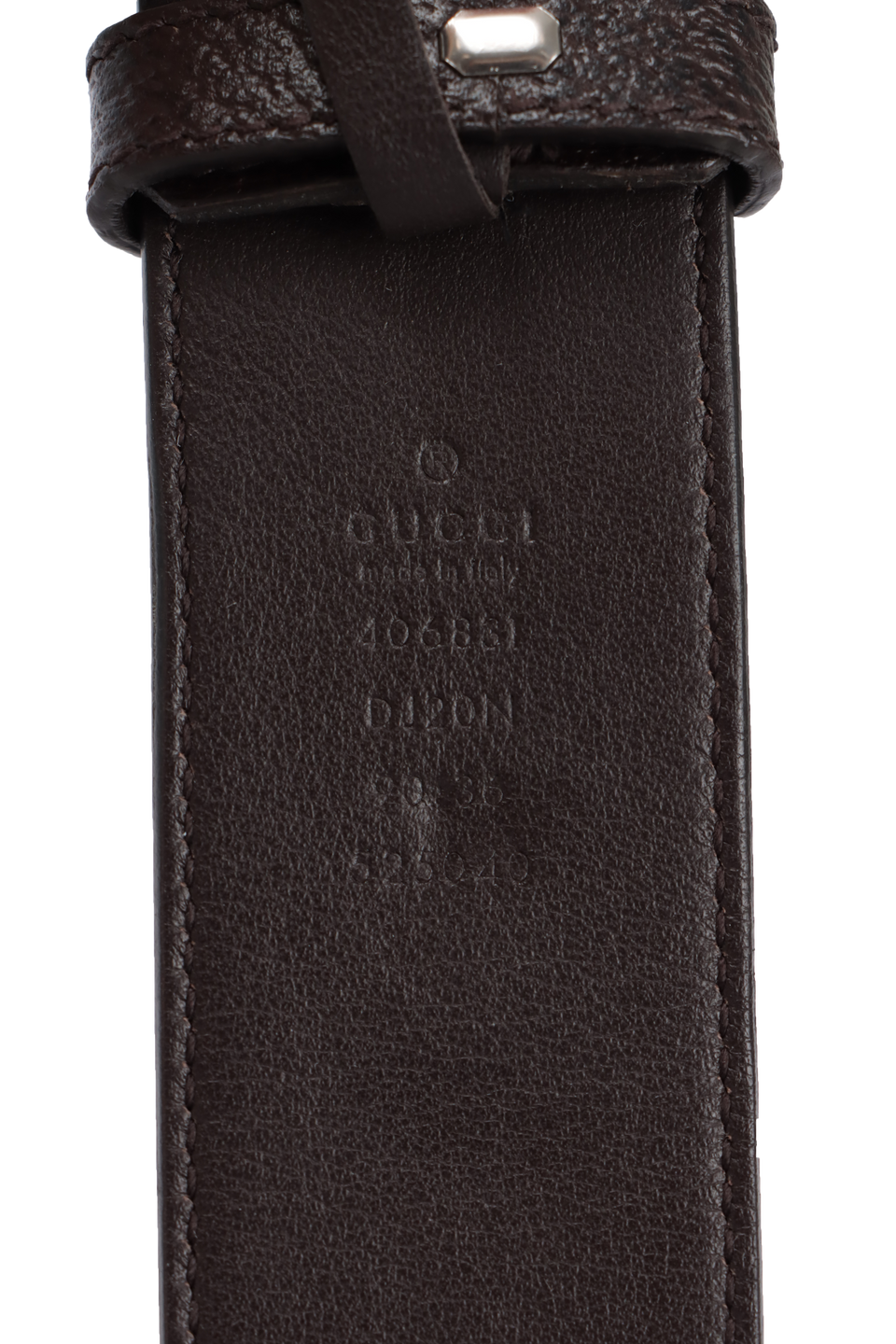 DOUBLE G LOGO BELT 90