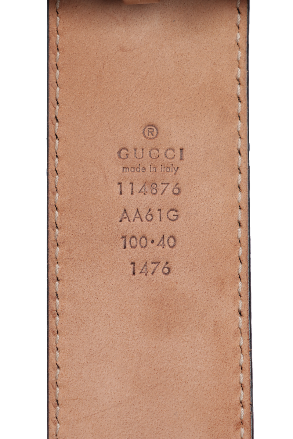 WEB INTERLOCKING G LOGO BELT 100