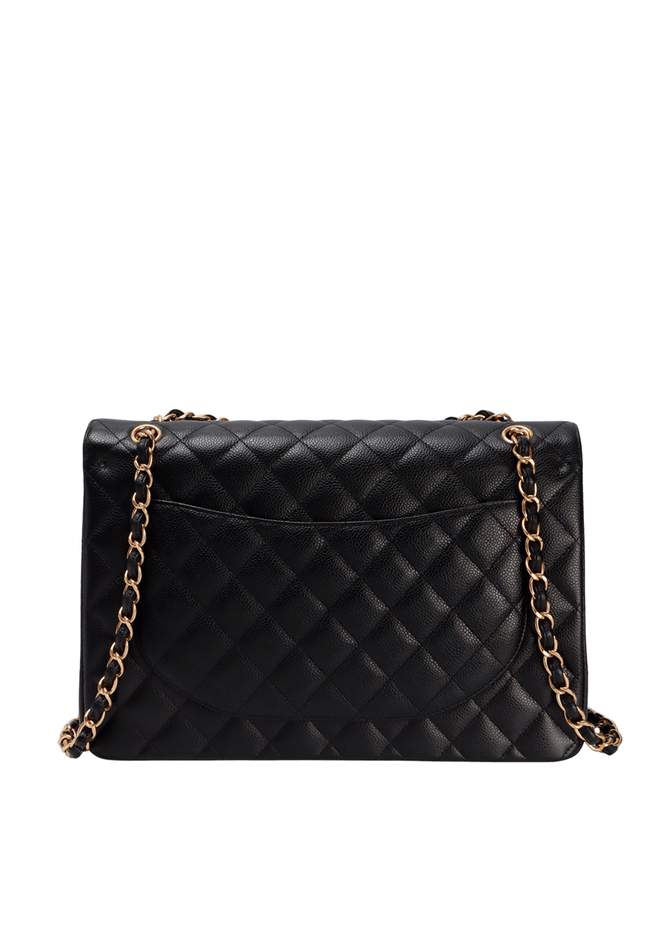 MAXI CLASSIC DOUBLE FLAP CAVIAR