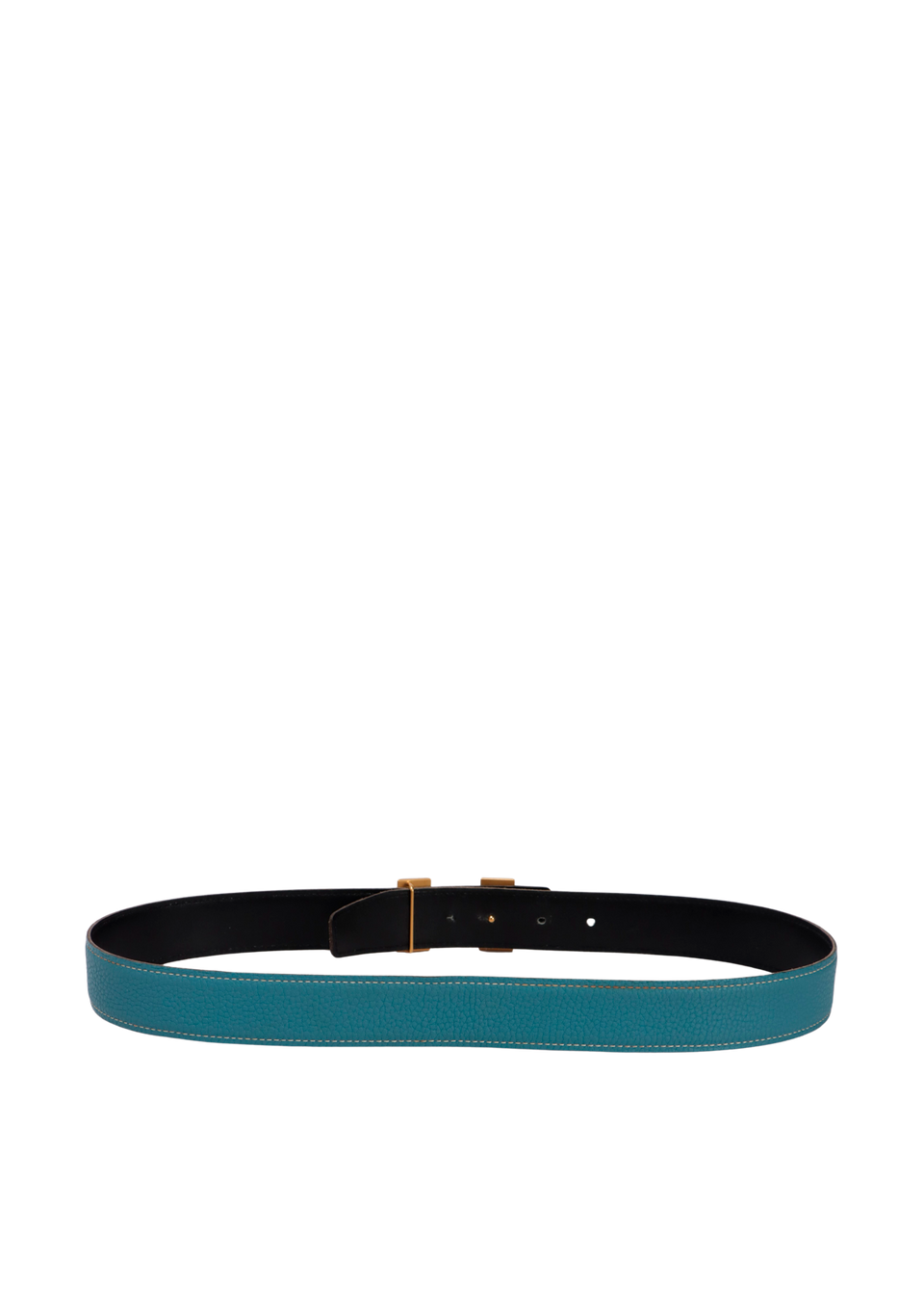 REVERSIBLE H BUCKLE BELT 80