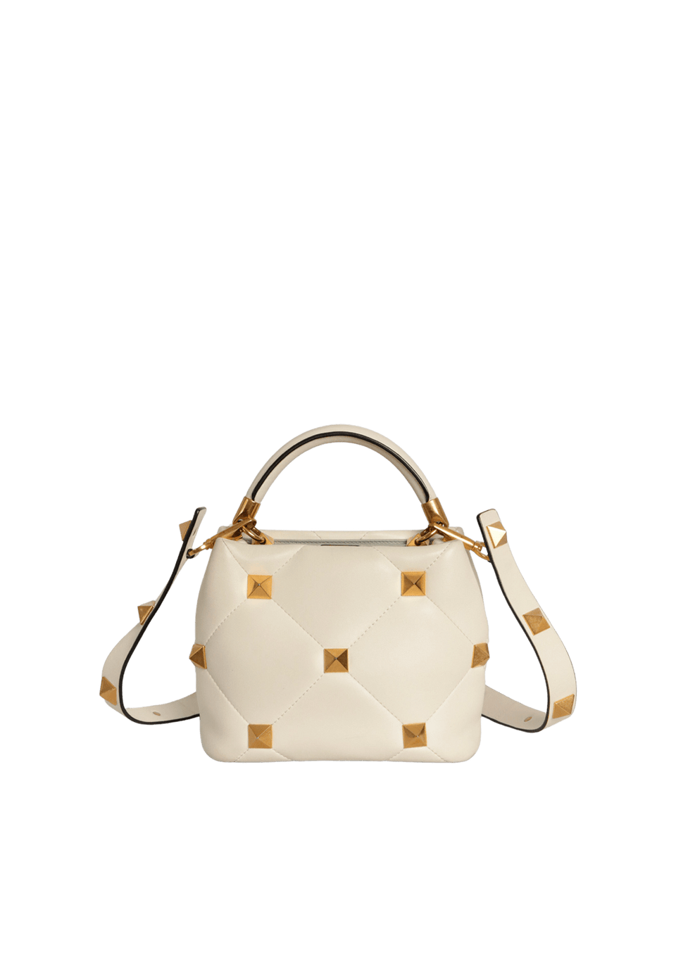 ROMAN STUD TOP HANDLE BAG