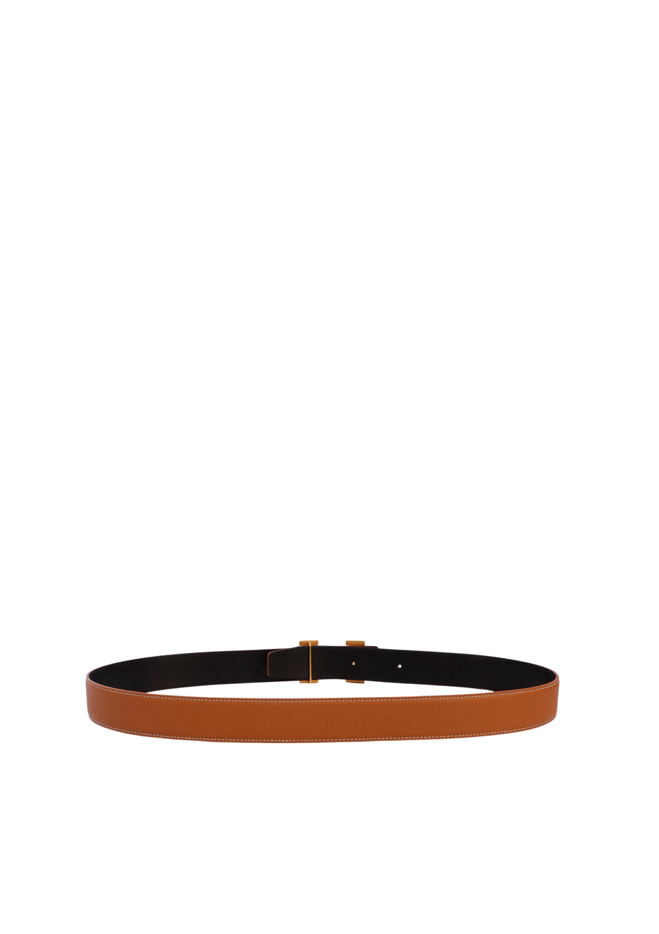 REVERSIBLE H BUCKLE BELT