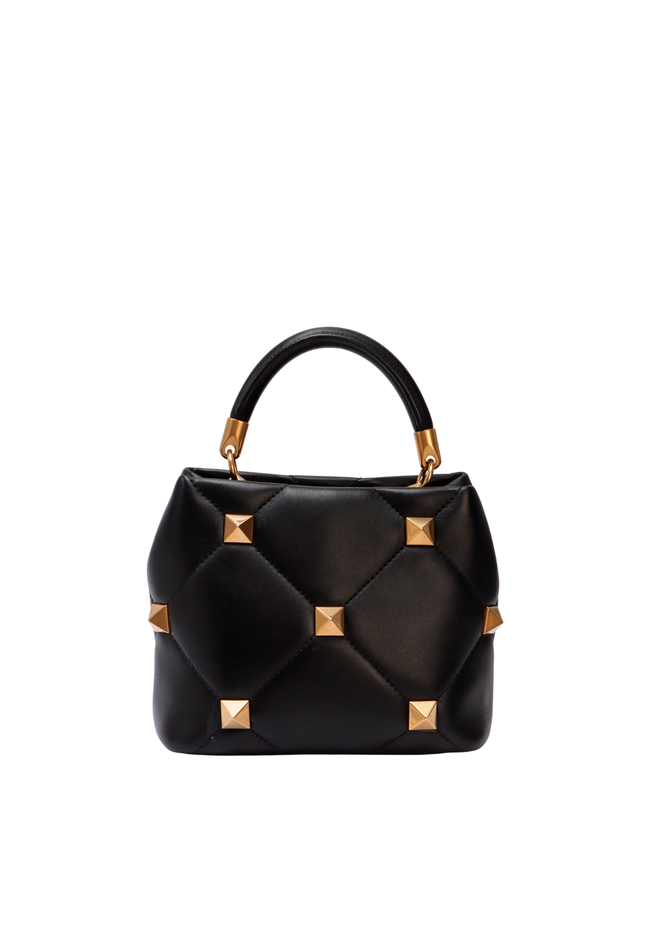 ROMAN STUD TOP HANDLE BAG