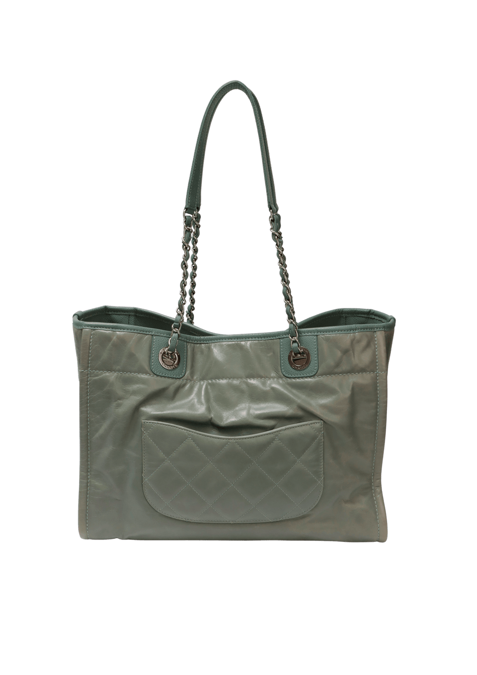 SMALL DEAUVILLE TOTE GLAZED CALFSKIN