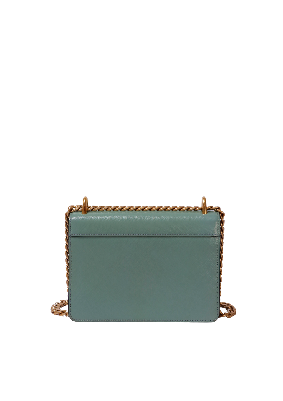 SAFFIANO LOGO FLAP BAG