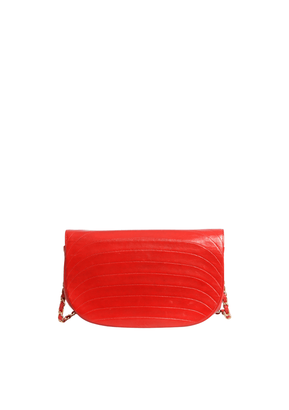 VINTAGE CC CRESCENT FLAP BAG