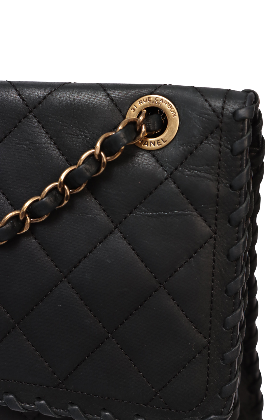 MEDIUM  HAPPY STITCH FLAP BAG