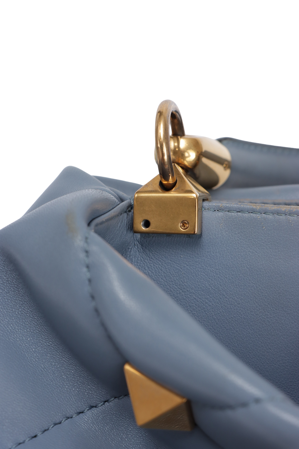 ROMAN STUD TOP HANDLE BAG