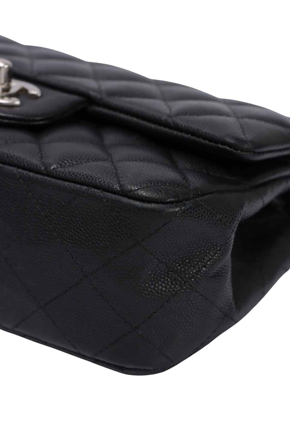 RECTANGULAR MINI CLASSIC SINGLE FLAP CAVIAR