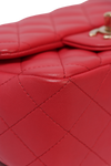 MINI SQUARE CLASSIC SINGLE FLAP LAMBSKIN