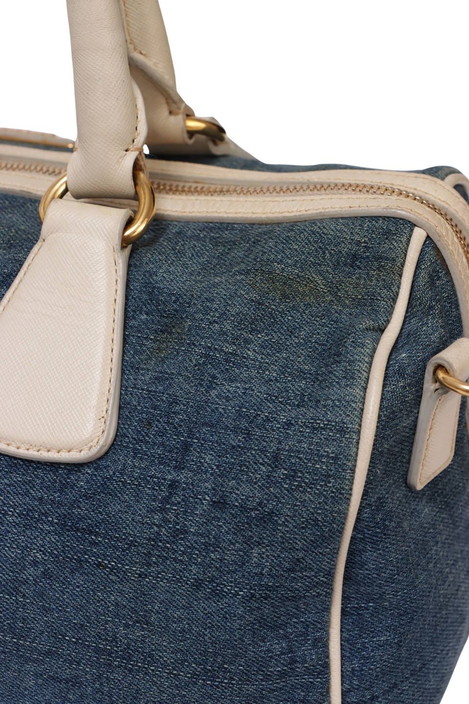 DENIM SATCHEL BAG