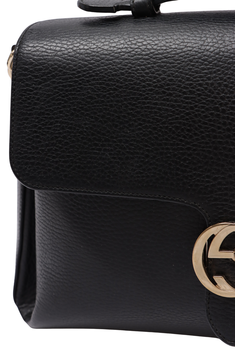 INTERLOCKING G DOLLAR TOP HANDLE