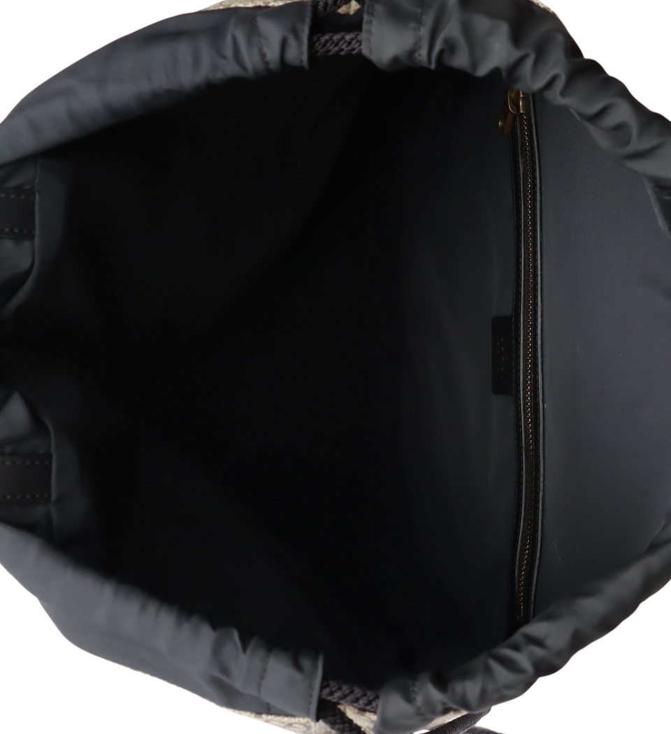 GG SUPREME ANGRY CAT DRAWSTRING BACKPACK