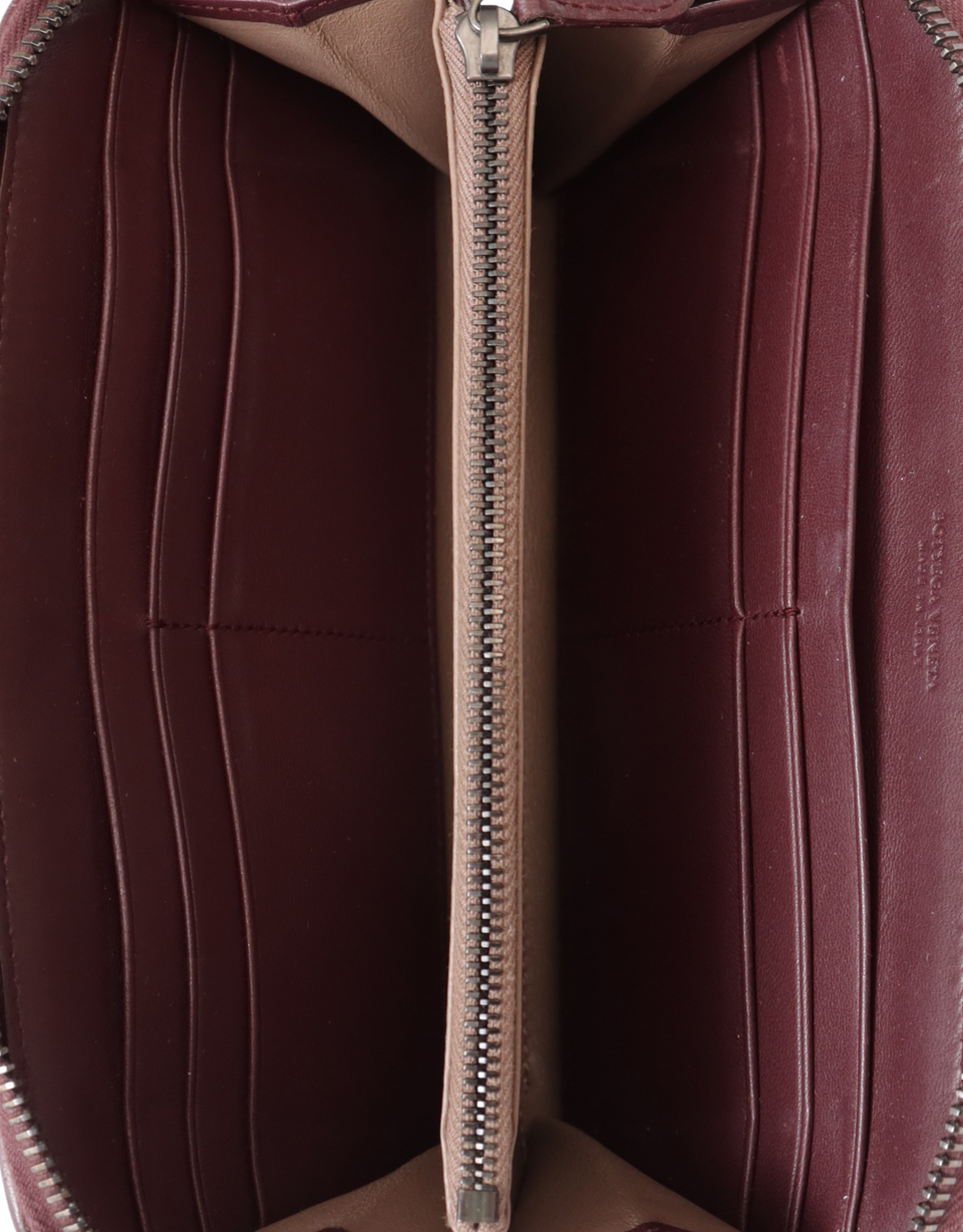 INTRECCIATO WEAVE CONTINENTAL WALLET