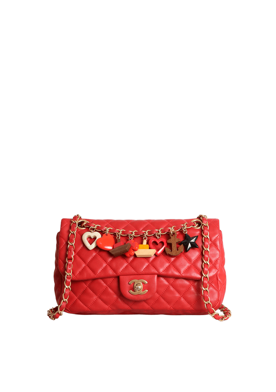 MEDIUM CLASSIC SINGLE FLAP LAMBSKIN