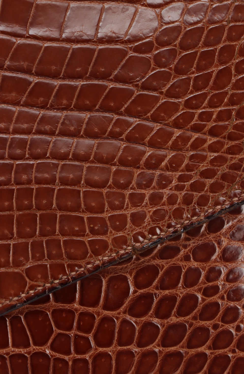 VINTAGE CROCODILE SHOULDER BAG