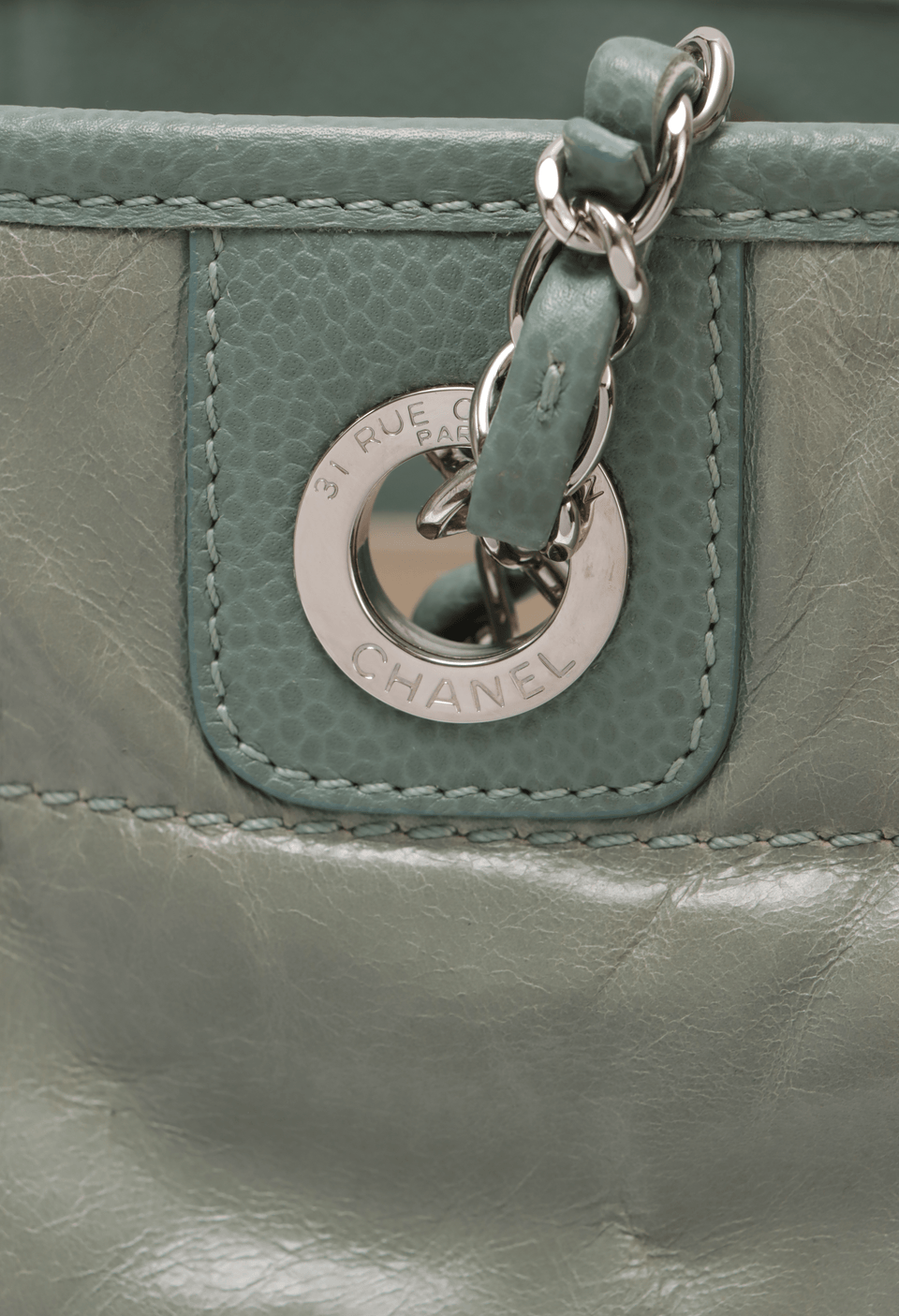 SMALL DEAUVILLE TOTE GLAZED CALFSKIN