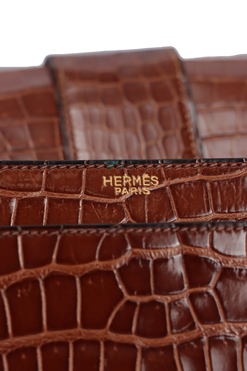 VINTAGE CROCODILE SHOULDER BAG