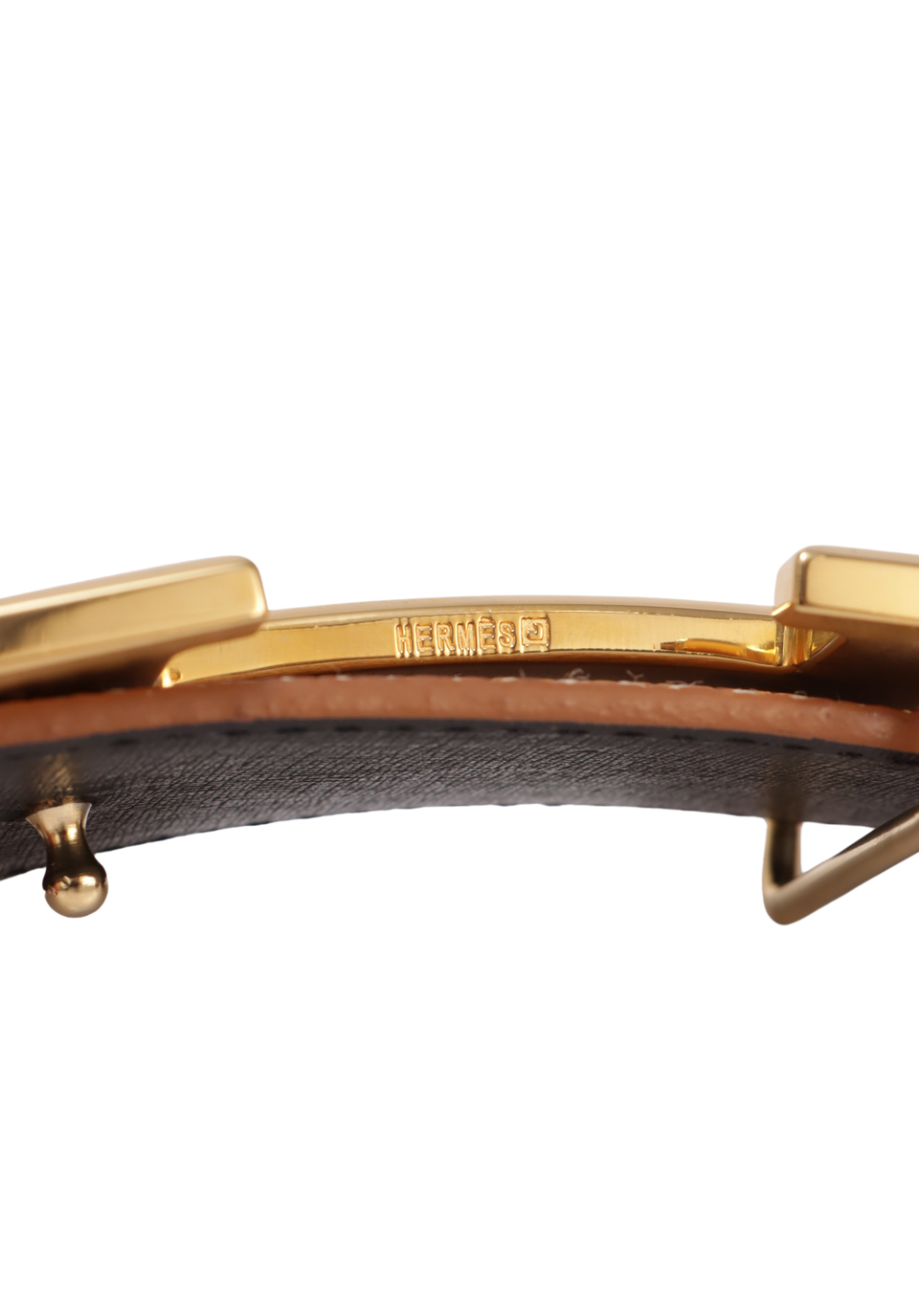 REVERSIBLE H BUCKLE BELT