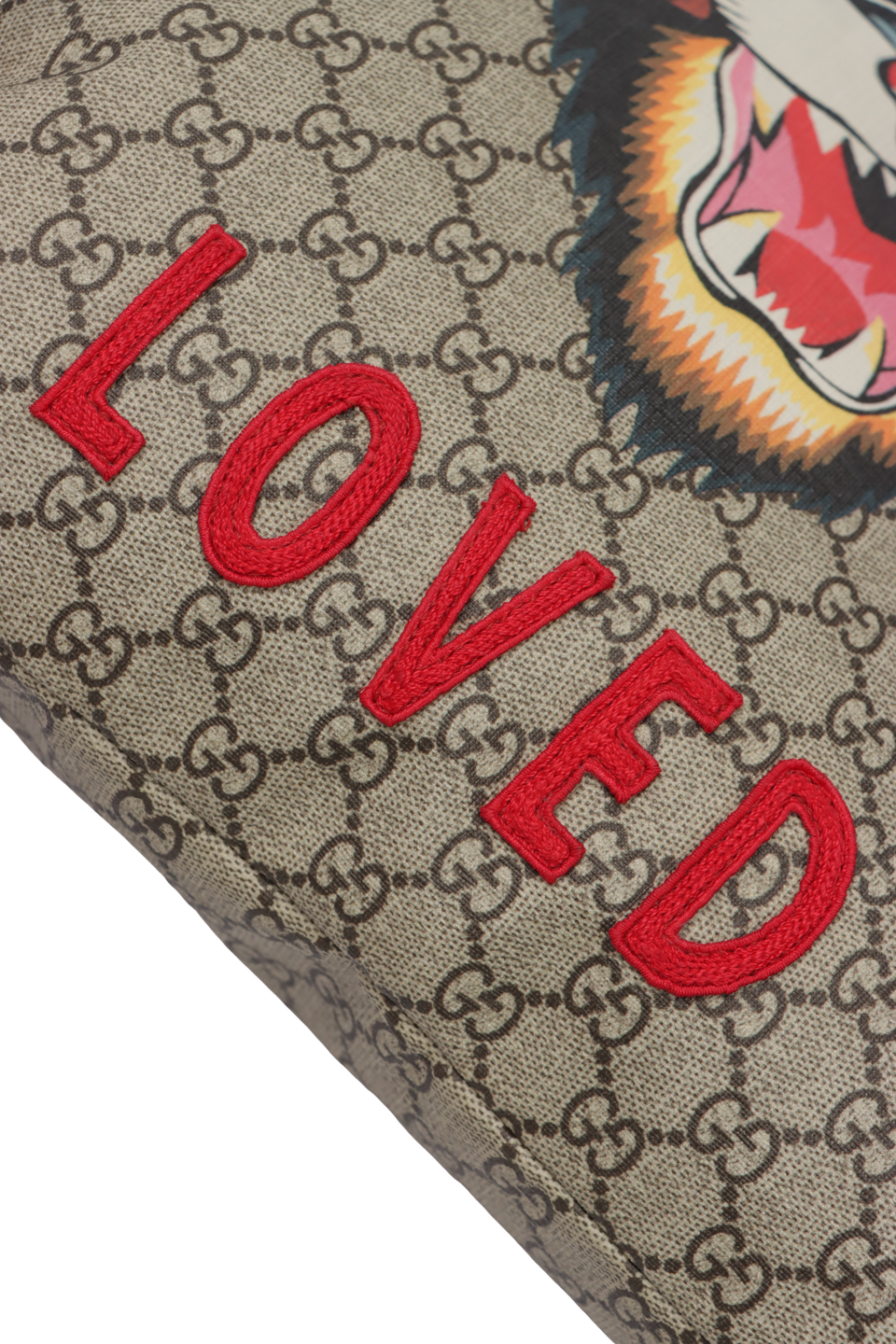 GG SUPREME ANGRY CAT DRAWSTRING BACKPACK