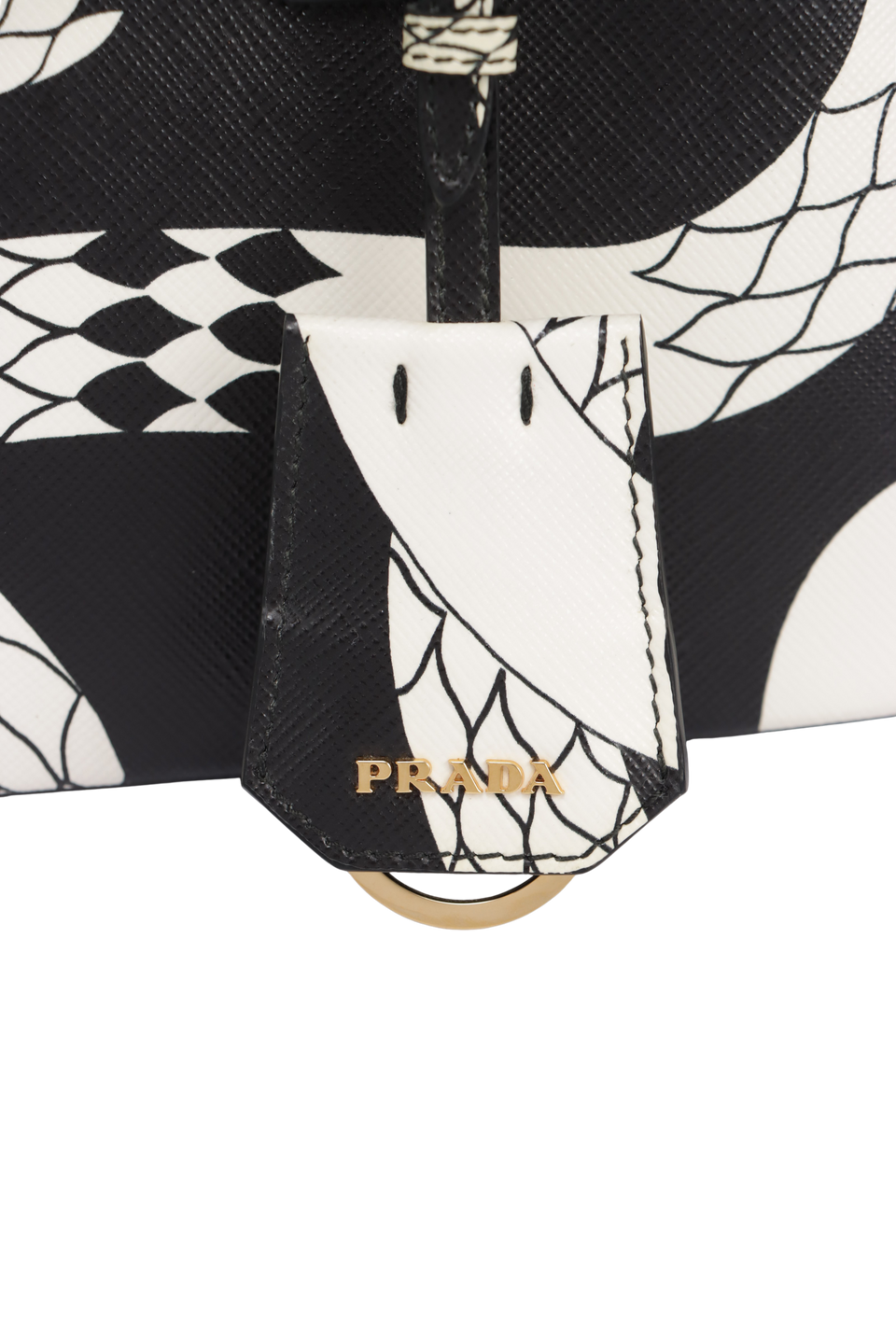 SMALL SAFFIANO SANKE DOUBLE ZIP GALLERIA