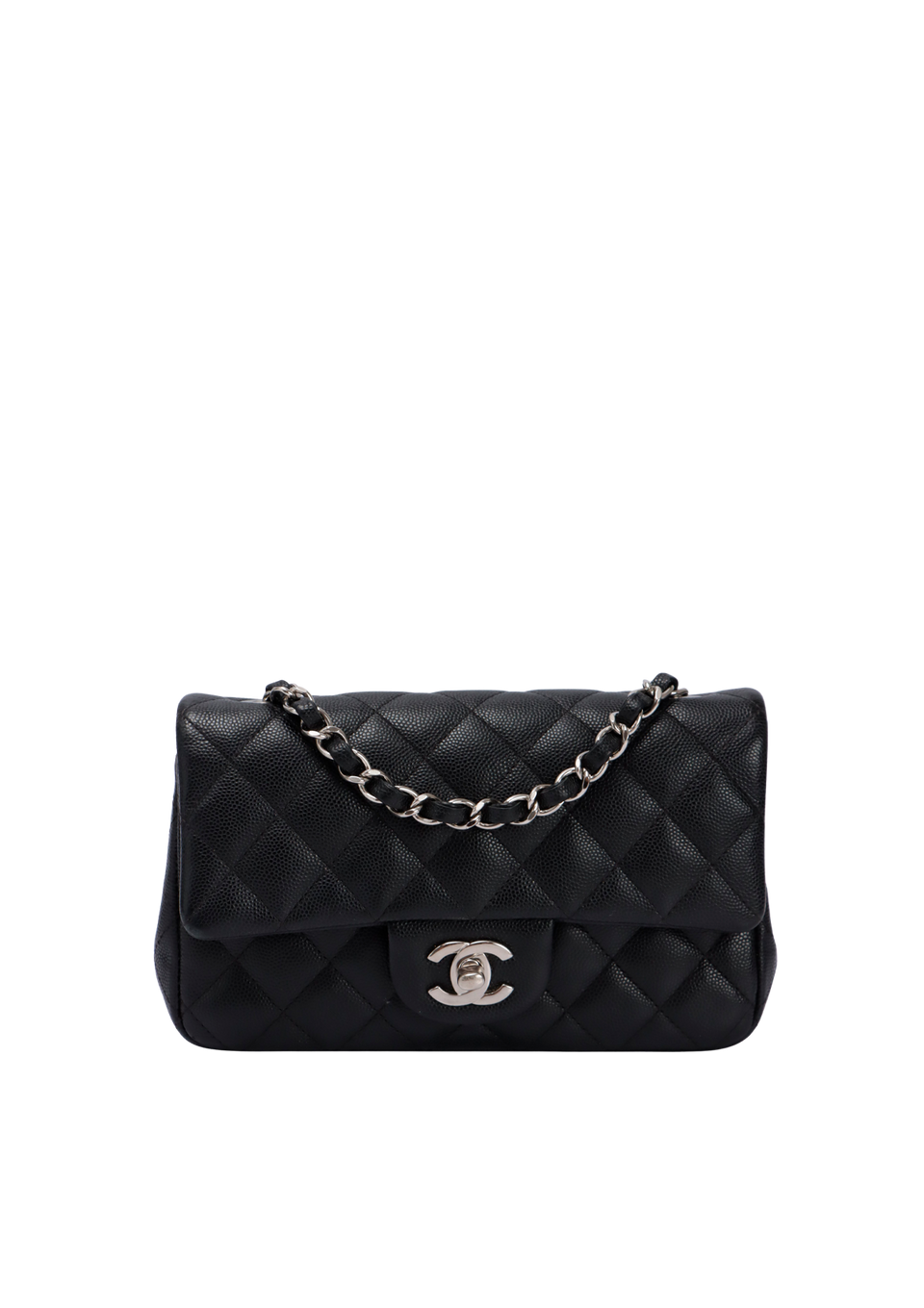 RECTANGULAR MINI CLASSIC SINGLE FLAP CAVIAR