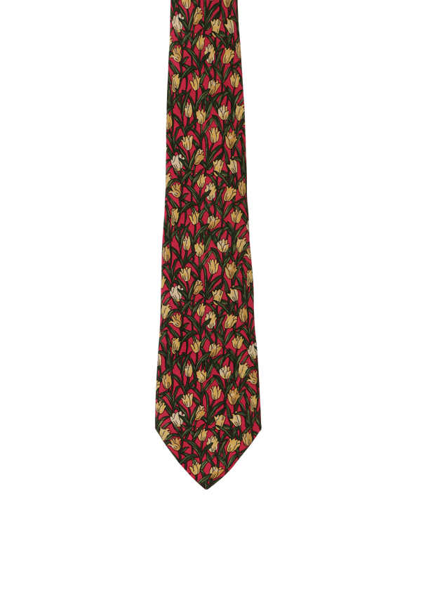 PRINTED SILK TIE