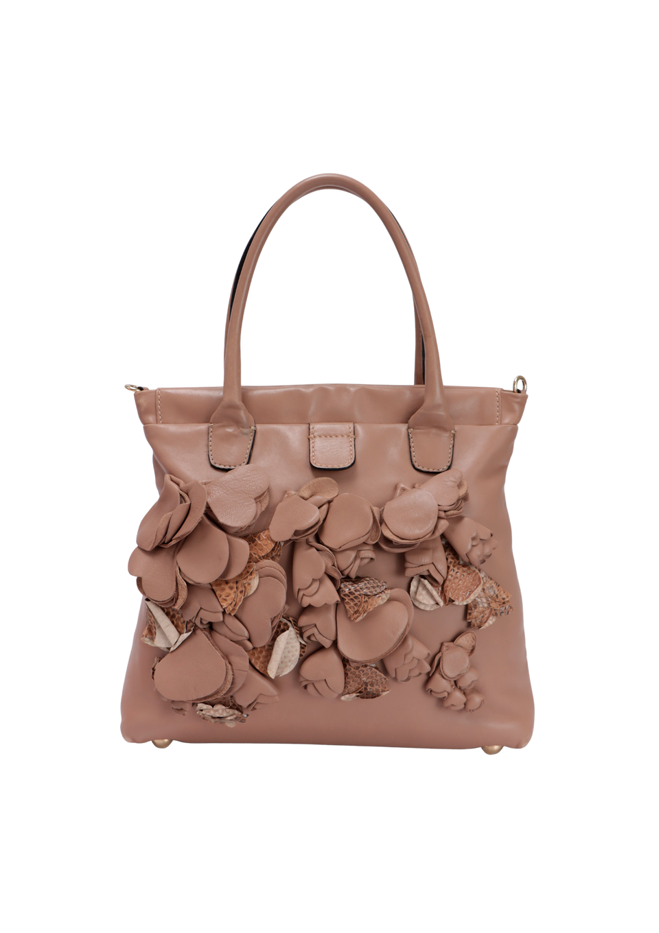 LEATHER FLOWER BAG