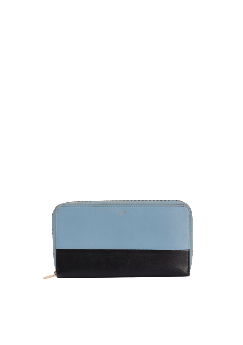 LEATHER ZIP AROUND WALLET
