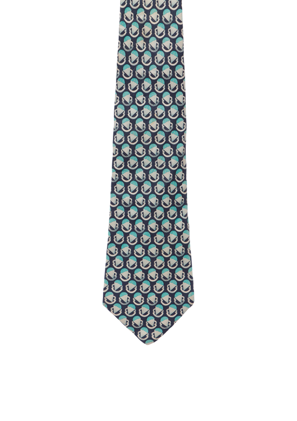 PRINTED SILK TIE