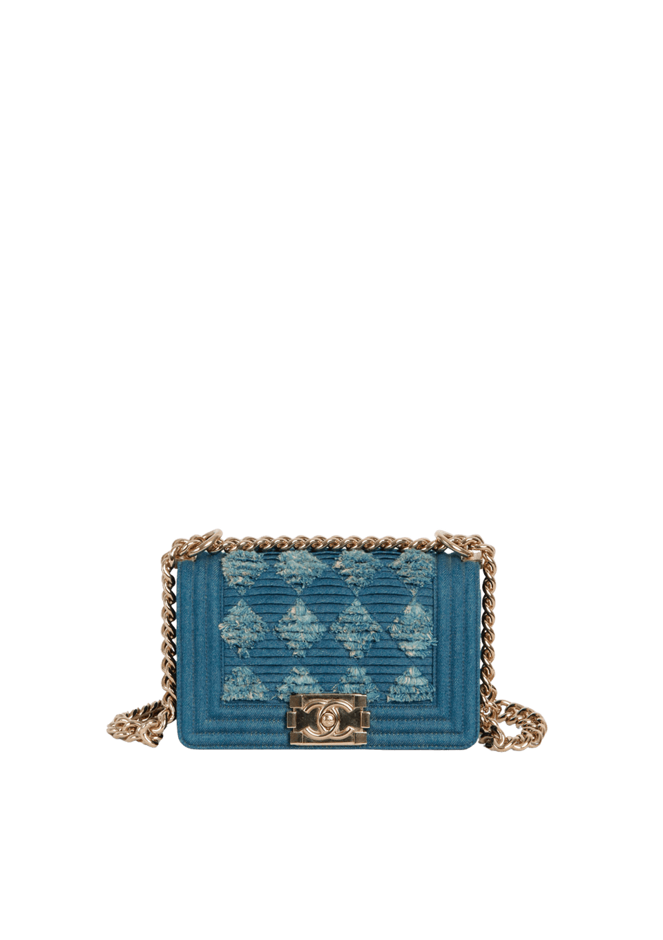 SMALL DENIM BOY BAG
