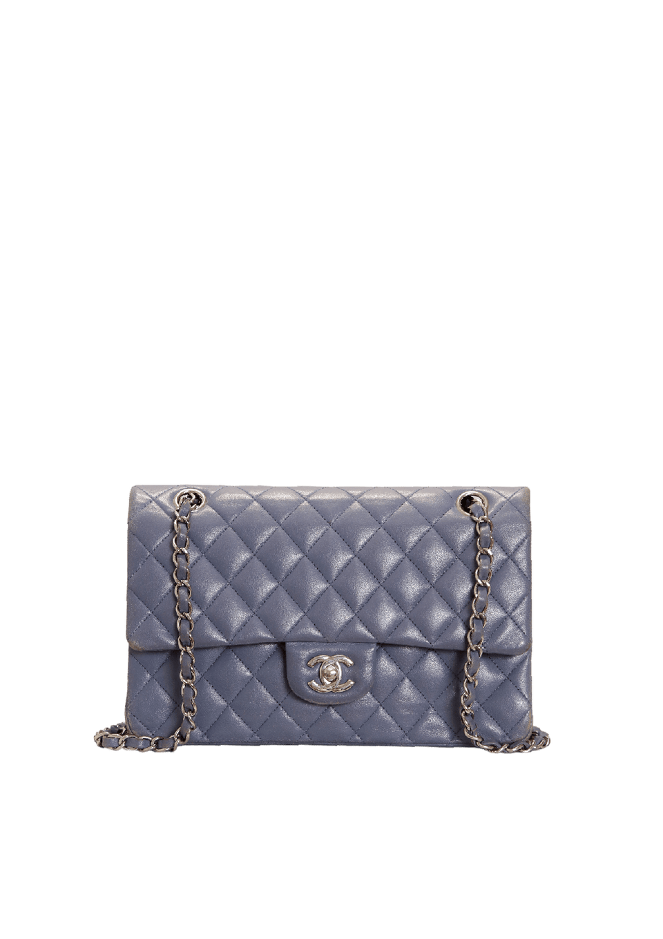 MEDIUM CLASSIC DOUBLE FLAP LAMBSKIN