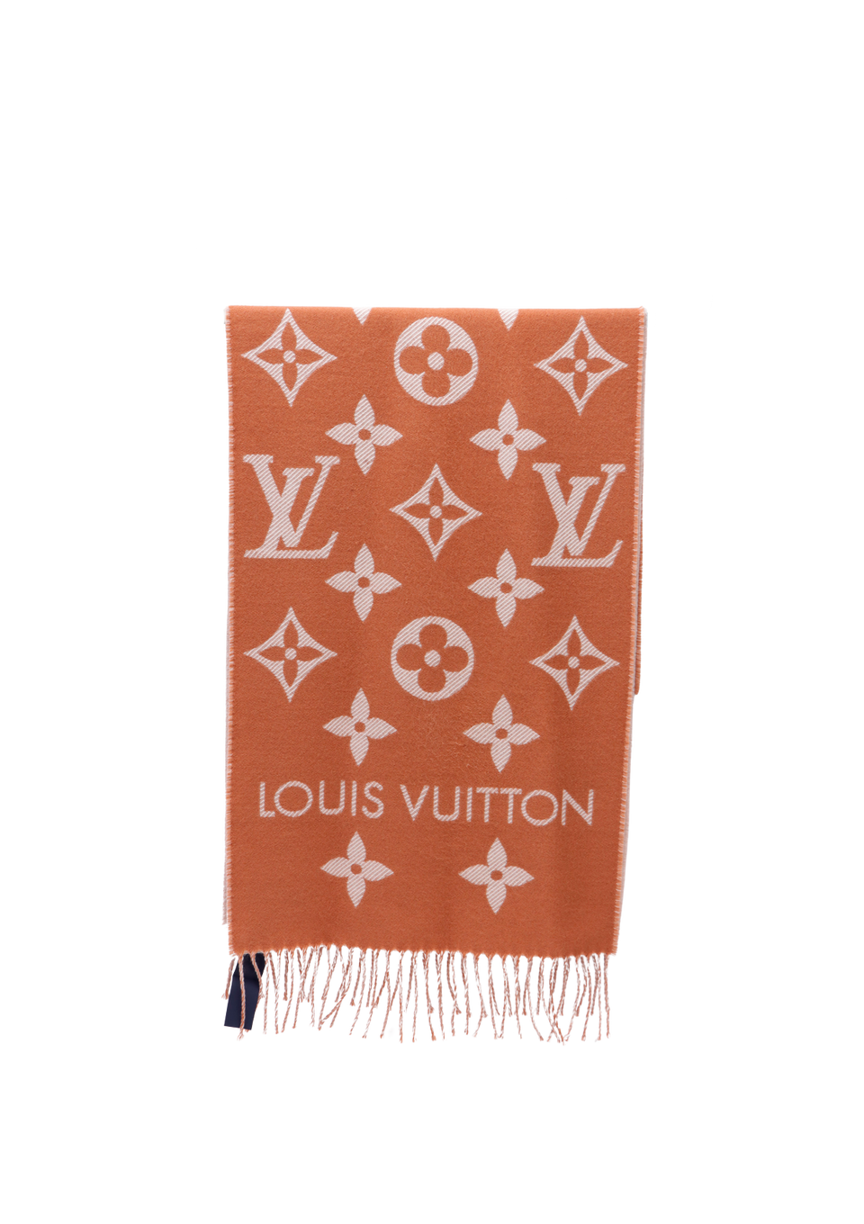 MONOGRAM FRINGE SCARF