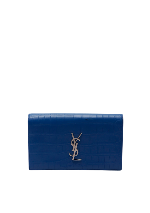 CROCO CASSANDRE CLUTCH