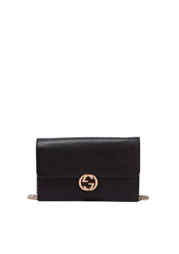 INTERLOCKING G DOLLAR CHAIN WALLET