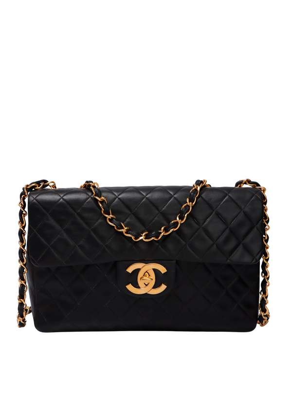 VINTAGE MAXI JUMBO FLAP BAG