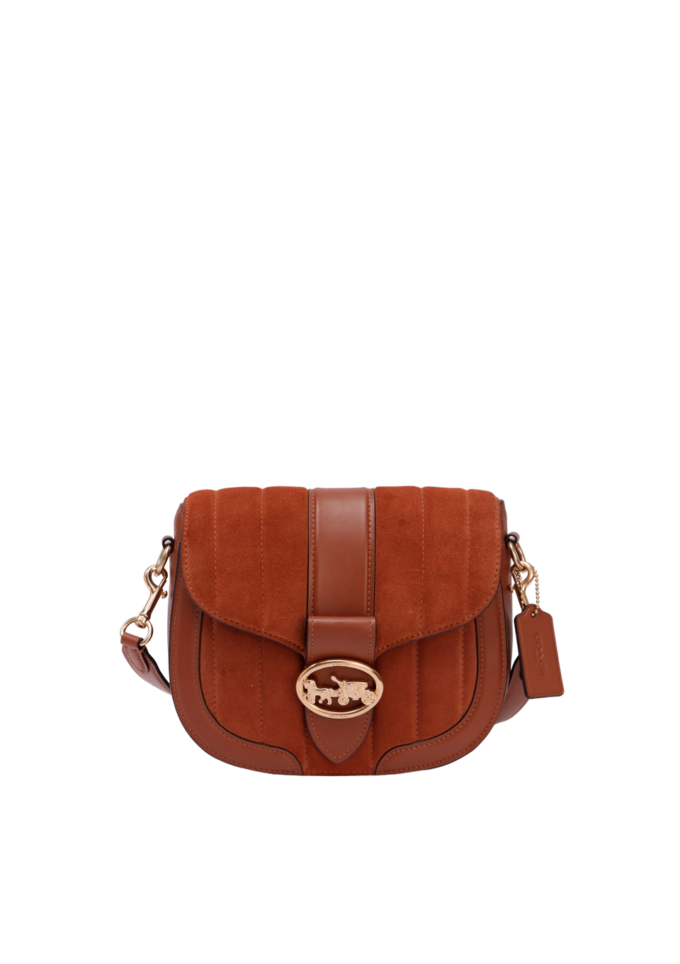 SUEDE GEORGIE SADDLE BAG