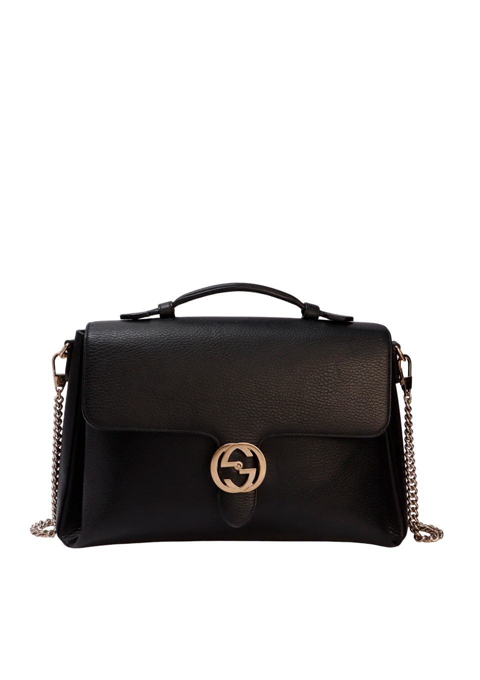 INTERLOCKING G DOLLAR TOP HANDLE