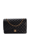 MAXI CLASSIC DOUBLE FLAP CAVIAR