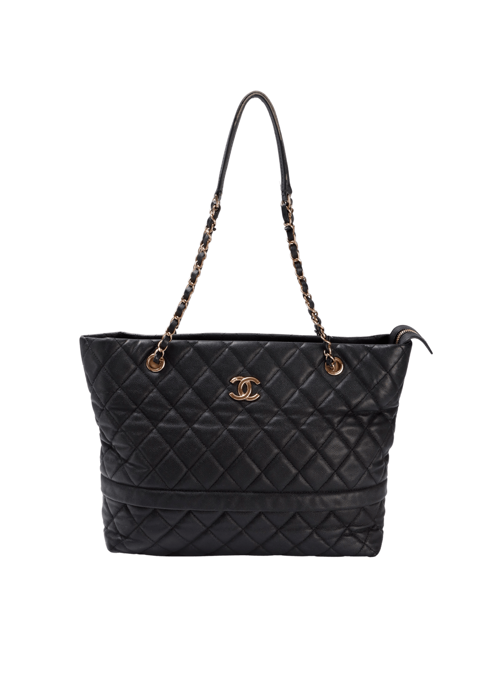 ROLLED UP TOTE CAVIAR