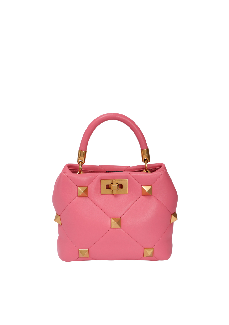 ROMAN STUD TOP HANDLE BAG