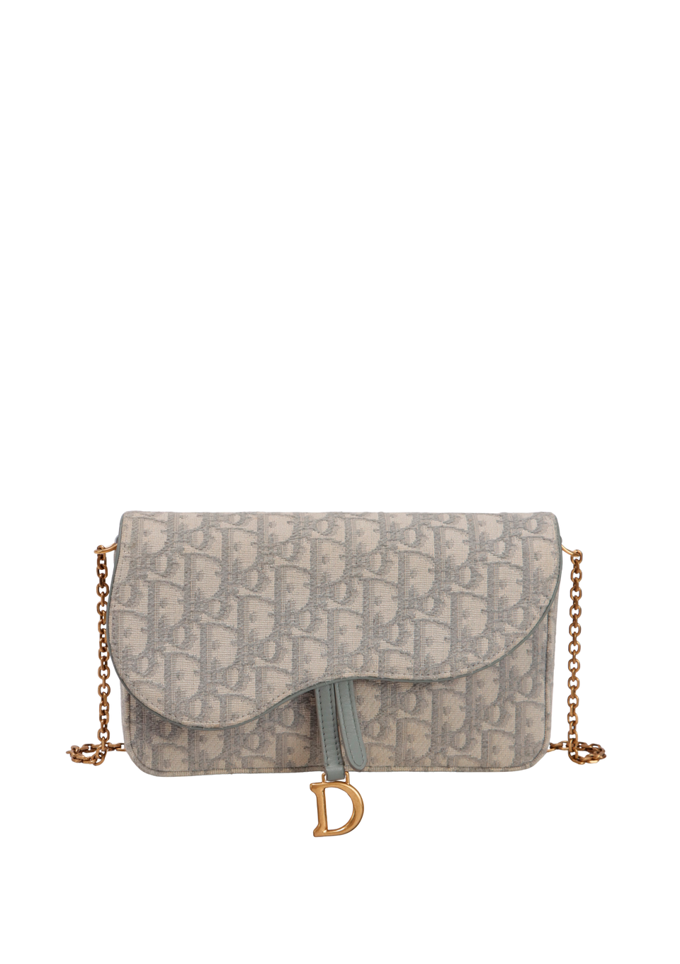 MEDIUM OBLIQUE SADDLE WALLET ON CHAIN