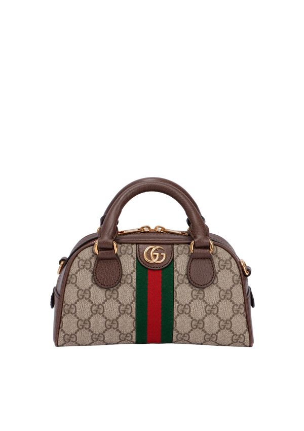GG SUPREME MINI OPHIDIA TOP HANDLE DOME BAG